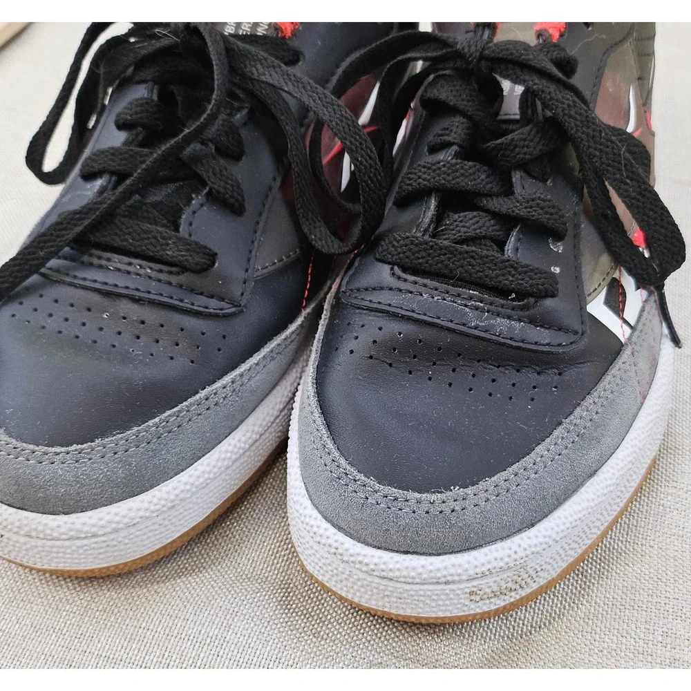 Reebok Club C Concept Sample 005 Unisex 6.5 Black Red EH0139 Low Top Sneakers